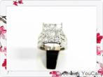 322304 Luxe  Witgouden Diamanten Ring met 3.00ct Briljanten, Ophalen of Verzenden, Met edelsteen, Dame, Goud