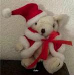 Knuffel kerst beertje kerstmuts jas; kerstbeertje; 13 cm lan, Kinderen en Baby's, Speelgoed | Knuffels en Pluche, Ophalen of Verzenden