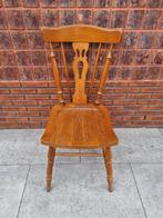 Vier antieke, vintage eetkamertafel stoelen, Antiek en Kunst, Antiek | Meubels | Stoelen en Banken, Ophalen