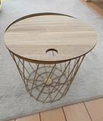 Bijzettafeltje / draadmand, Huis en Inrichting, Ophalen, Minder dan 45 cm, Minder dan 55 cm, Metaal of Aluminium
