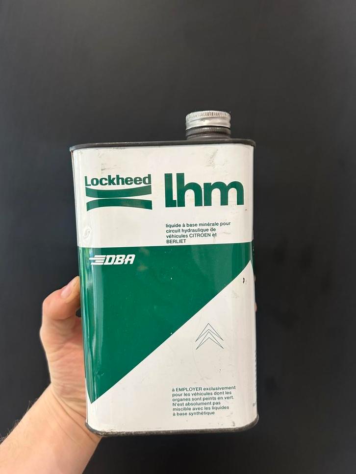 Olie blik olieblik oil can citroen Lhm lockheed, Verzamelen, Blikken, Zo goed als nieuw, Overige, Ophalen of Verzenden