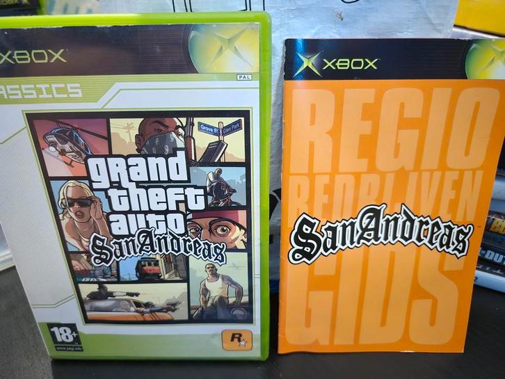 GTA Grand Theft Auto San Andreas XboX Original, Spelcomputers en Games, Games | Xbox Original, Zo goed als nieuw, Avontuur en Actie