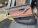 PORTIERBEKLEDING LINKS ACHTER bruin leder BMW 5 serie (F10), Auto-onderdelen, Interieur en Bekleding, Gebruikt, BMW