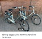 Te koop setje gazelle montreux
herenfiets + damesfiets, Fietsen en Brommers, 57 tot 61 cm, Ophalen of Verzenden, Zo goed als nieuw