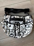 Kipling tas ZGAN zwart/wit, Sieraden, Tassen en Uiterlijk, Tassen | Schoudertassen, Ophalen of Verzenden, Zo goed als nieuw, Zwart