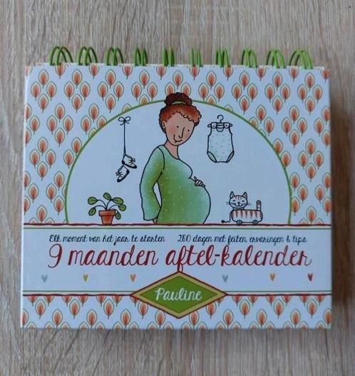 9 maanden aftel kalender - Pauline, nieuw, teab, Boeken, Zwangerschap en Opvoeding, Nieuw, Zwangerschap en Bevalling, Ophalen of Verzenden