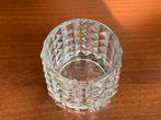 Waxinelichthouder met diamantpatroon, Ophalen of Verzenden, Zo goed als nieuw, Minder dan 25 cm