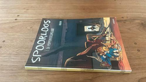 Spoorloos 3 strips goede staat Kraehn, Boeken, Stripboeken, Gelezen, Meerdere stripboeken, Ophalen of Verzenden