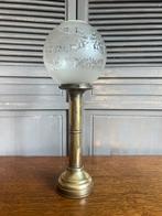Vintage messing scheepslamp/kandelaar replica De Haan, Ophalen of Verzenden
