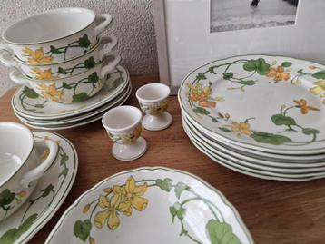 Mooi servies Villeroy en Boch Geranium beschikbaar voor biedingen
