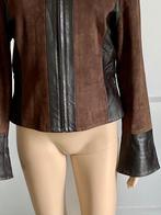 i698 Rino & Pelle maat 40=M echt leren jasje blazer colbert, Kleding | Dames, Jasjes, Kostuums en Pakken, Maat 38/40 (M), Bruin