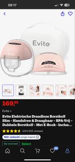 Evite borstkolf - draadloos inclusief accessoires, Ophalen of Verzenden, Zo goed als nieuw, Borstkolf