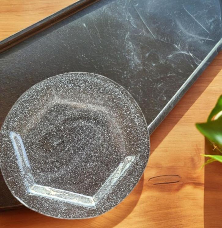 Vintage 1970 LINDSHAMMAR Schaal,Gösta Sigvard, Zeldzaam!, Antiek en Kunst, Antiek | Glas en Kristal, Ophalen of Verzenden