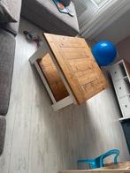 Stevige salontafel van steigerhout, Huis en Inrichting, Tafels | Salontafels, 50 tot 100 cm, Gebruikt, Landelijk, Rechthoekig