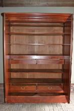 Prachtige grote antieke mahonie houten biedermeier kast., Verzenden