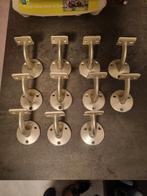 Trapleuning steunen voor ronde/ovalen leuning, Ophalen of Verzenden, Gebruikt, Overige materialen, Overige typen