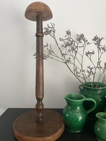 Vintage Houten Hoedenstandaard beschikbaar voor biedingen