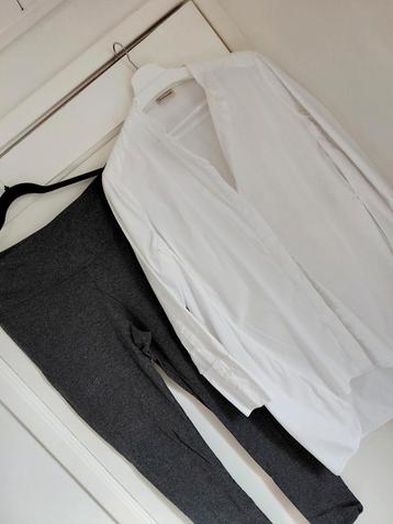 2delig Malene Birger blouse & bijpassende legging XL NW350,- beschikbaar voor biedingen