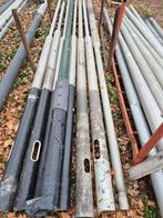 Div lantaarnpaal lichtmast zgan alukleur zwart groen rood, Doe-het-zelf en Verbouw, Bouwverlichting, Ophalen, Zo goed als nieuw