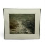 Abe Gerlsma (1919-2012) Kleuren ets "De Grie Terschelling", Antiek en Kunst, Kunst | Etsen en Gravures, Ophalen of Verzenden