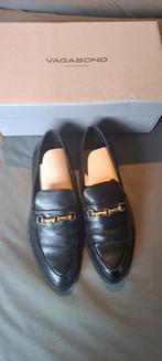 Mooie zwarte loafers van Vagabond maat 40, leer, Ophalen of Verzenden, Zo goed als nieuw, Zwart, Loafers