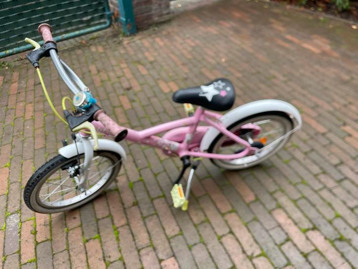 Leuke Roze Kinderfiets, Fietsen en Brommers, Fietsen | Meisjes, Gebruikt, 14 inch of minder, Handrem, Ophalen