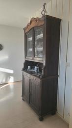 Antique Solid Wood Cabinet / Two-Piece / circa 1937, Ophalen of Verzenden