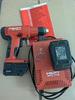 Hilti SF 100-A accu boormachine met 2 defecte accu's, Doe-het-zelf en Verbouw, Gereedschap | Boormachines, Ophalen of Verzenden