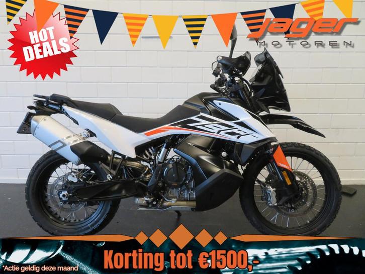 KTM 790 ADVENTURE NIEUWSTAAT! HISTORIE (bj 2020), Motoren, Motoren | KTM, Bedrijf, Toermotor