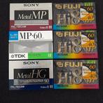 Video 8 cassettes Sony TDK Fuji -  waarvan 4 x metal tape, Audio, Tv en Foto, Videocamera's Analoog, Hi 8, Ophalen of Verzenden