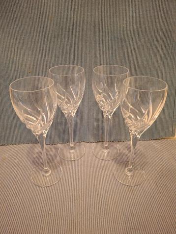 Toscane - 4 mooie kristallen portglaasjes beschikbaar voor biedingen