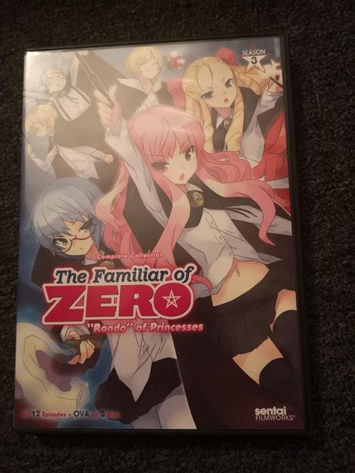 Anime dvd familiar of zero S3 (manga) zero no tsukaima, Cd's en Dvd's, Dvd's | Tv en Series, Zo goed als nieuw, Science Fiction en Fantasy