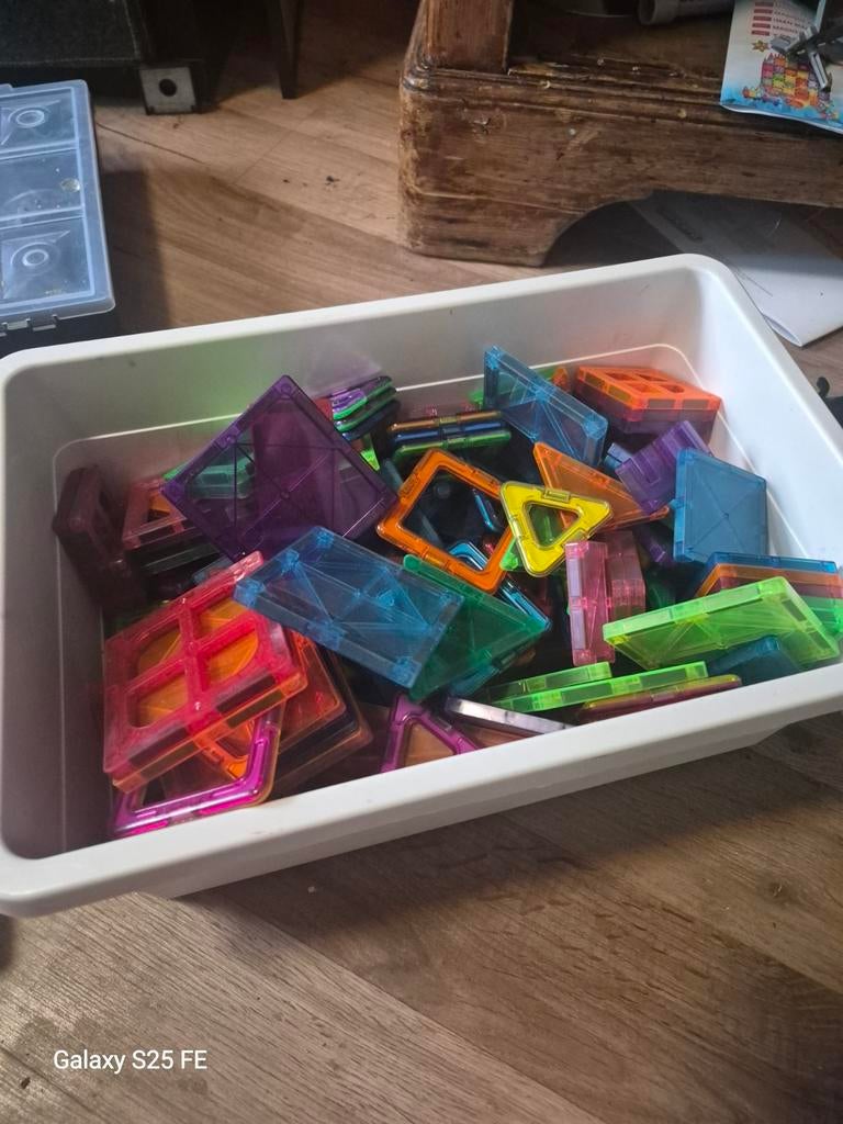 Magneet Blokjes Bouwspeelgoed, Ophalen of Verzenden, Gebruikt, Overige merken