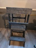 Zwarte Leertoren - Zelfgemaakt, Ophalen, Gebruikt, Zwart, Zelfgemaakt