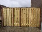 Douglas schutting incl deur met slot 100/170/64cm, Ophalen of Verzenden, Minder dan 3 meter, Zo goed als nieuw, Hout