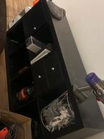 IKEA Kallax kast met inzet lade en deur, Ophalen, Kunststof, Gebruikt, 100 tot 150 cm