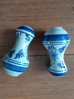 Delfts blauwe koordknoppen ca. 10,5cm hoog diameter 5,5cm B, Ophalen of Verzenden