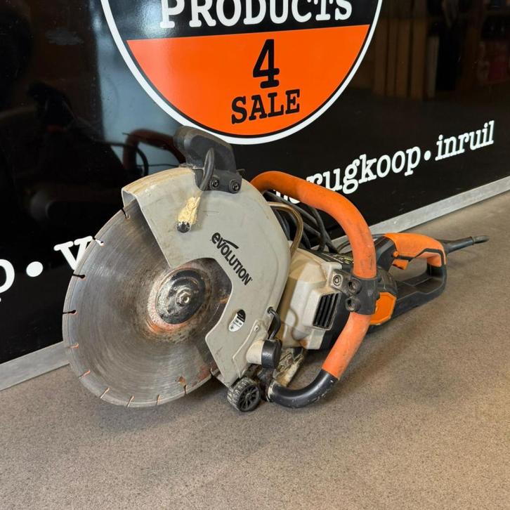 Evolution R300DCT Doorslijpmachine | Met garantie, Doe-het-zelf en Verbouw, Gereedschap | Slijpmachines, Zo goed als nieuw