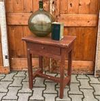 Ladekast nachtkastje hal bruin hout 48 x 30,5 x 61 cm, Gebruikt, 45 tot 65 cm, Hout, 55 tot 70 cm