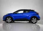 Toyota C-HR 1.8 Hybrid Style (bj 2019, automaat), Auto's, Toyota, Stof, 4 cilinders, Met garantie (alle), Blauw