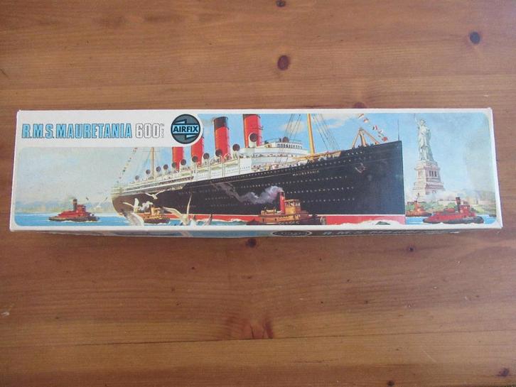 R.M.S. Mauretania  (Airfix 1/600), Hobby en Vrije tijd, Modelbouw | Boten en Schepen, Zo goed als nieuw, 1:200 of kleiner, Airfix
