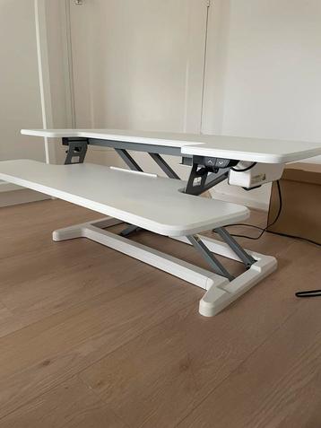 Zit-Sta Bureau verhoger (elektrisch) Updesk Cross Wit beschikbaar voor biedingen