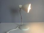 hooglans witte buro lamp,flexibel hals, Ophalen of Verzenden, Zo goed als nieuw, Metaal, Minder dan 50 cm