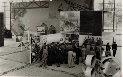 1950 ROTTERDAM AHOY! Stand "Havenbelangen " ., Verzamelen, Ansichtkaarten | Nederland, Ongelopen, Zuid-Holland, 1940 tot 1960