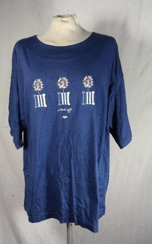 Donkerblauw dames t-shirt.Mt XL.Merk Setterlaine, Kleding | Dames, T-shirts, Zo goed als nieuw, Maat 46/48 (XL) of groter, Blauw