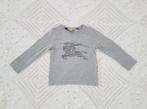 Burberry longsleeve grijs 110, Verzenden, Zo goed als nieuw, Jongen, Shirt of Longsleeve