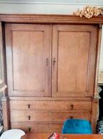 Prachtige Antiek eiken Empire kabinet kast, Antiek en Kunst, Ophalen