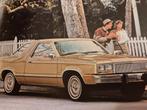 1981 Lincoln Mercury Zephyr folder óók woody stationcar izgs, Ophalen of Verzenden, Zo goed als nieuw, Ford