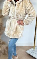 Vest imitatie bont beige maat S, Verzenden, Nieuw, Maat 36 (S), Beige