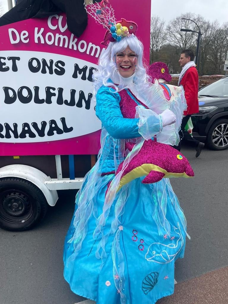 Carnavalskleding Dolfijn Thema - Maat xl, Carnaval, Maat 46/48 (XL) of groter, Ophalen of Verzenden, Zo goed als nieuw